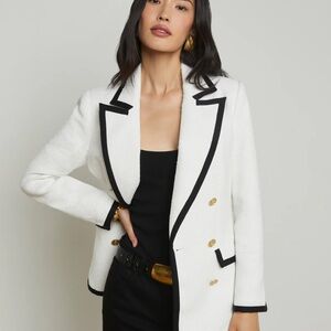 L'AGENCE Aimee Oversized Tweed Blazer sz 2